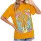 World Tour Rock & Roll 1978 Graphic Crew Neck Top