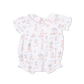 Carousel with Bows - Classic Puff Sleeve Babydoll Bubble