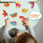 PicassoTiles 8pc Dinosaur Magnetic Action Figures