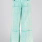 MINERAL WASHED TERRY KNIT PANTS