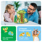 PicassoTiles 8pc Safari Animal Magnetic Action Figures