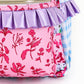 Pink Lavender Flower Girls Ruffle Backpack