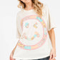 BOHO PATCHWORK SMILEY TEE